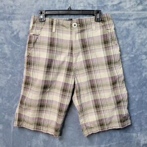 Fox Riders‎ Co. Plaid Shorts Men's Size 32 Casual Walking Everyday